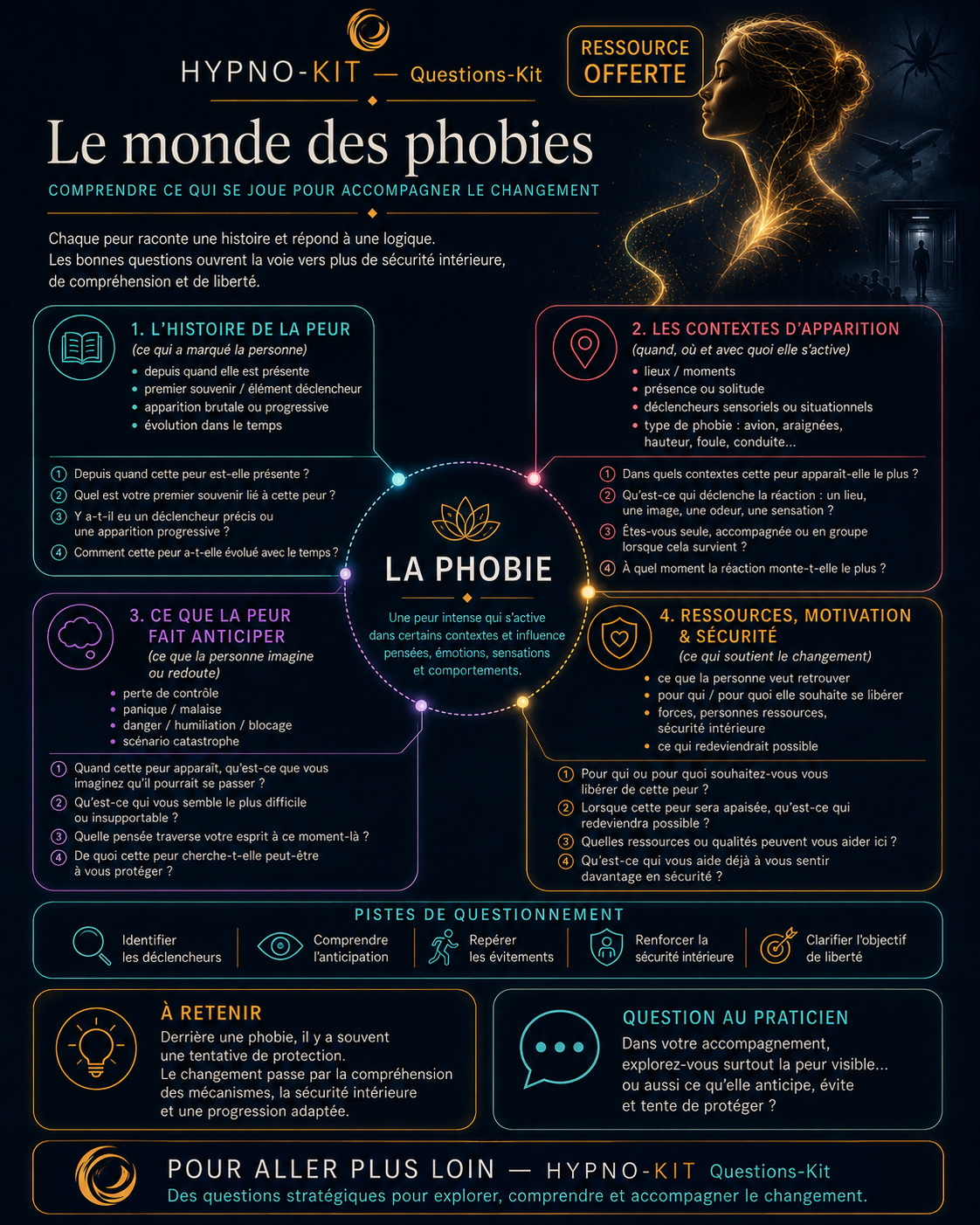 Aperçu de la fiche Le monde des phobies