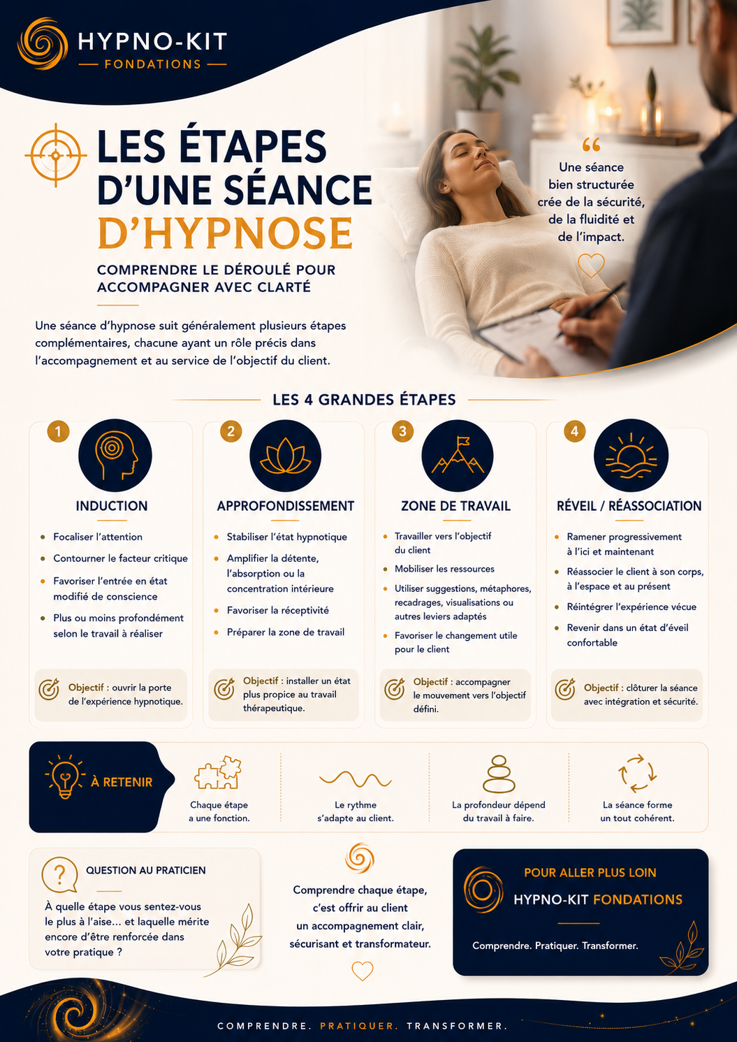 Aperçu de la fiche Les étapes d’une séance d’hypnose