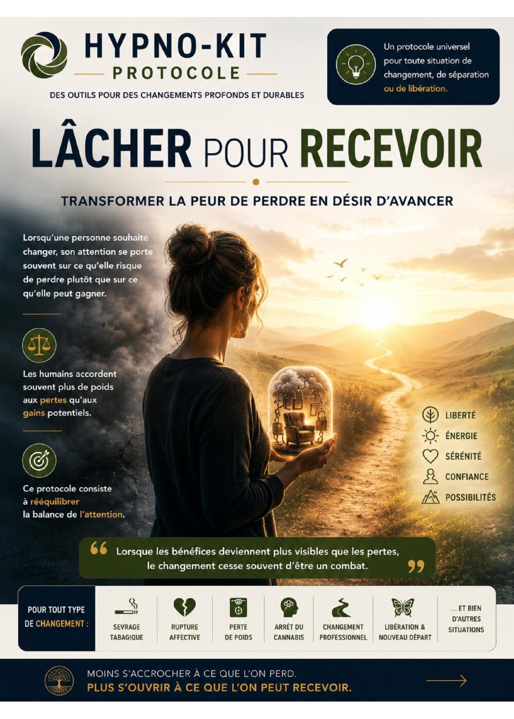 Lâcher pour recevoir